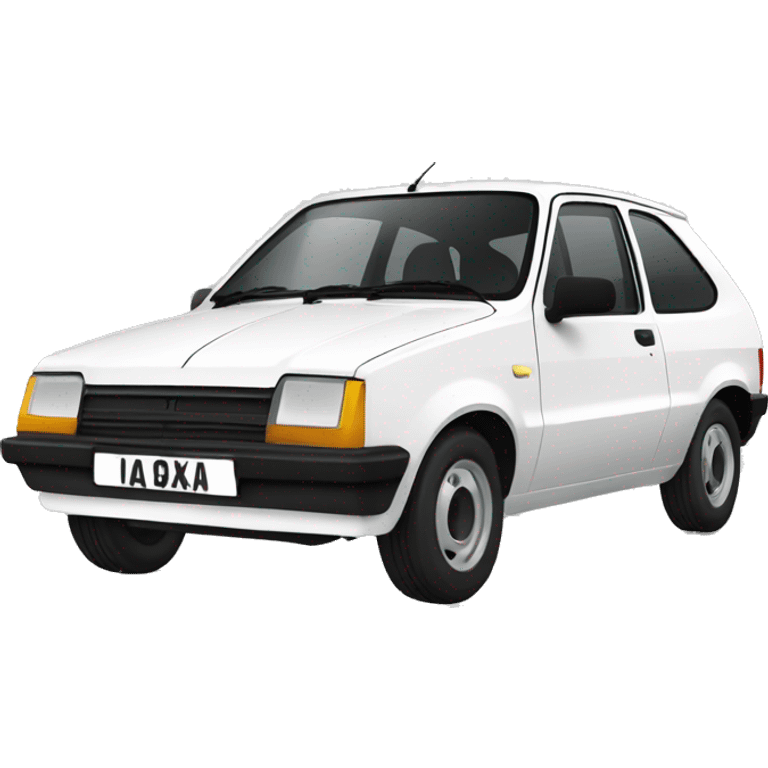 White Vauxhall Nova emoji