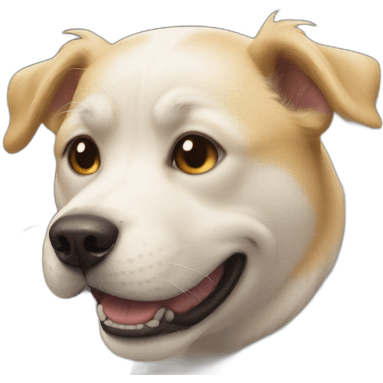 smiley dog emoji