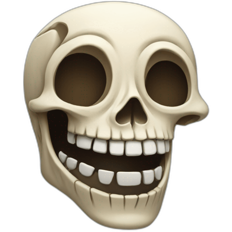 Laughing skeleton  emoji