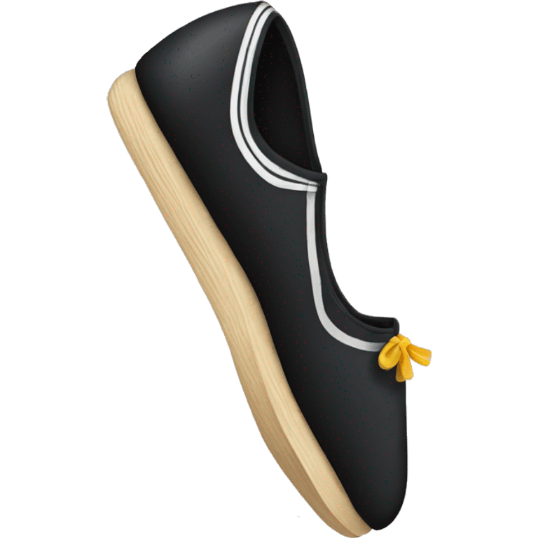 Zapatillas de ballete negras emoji