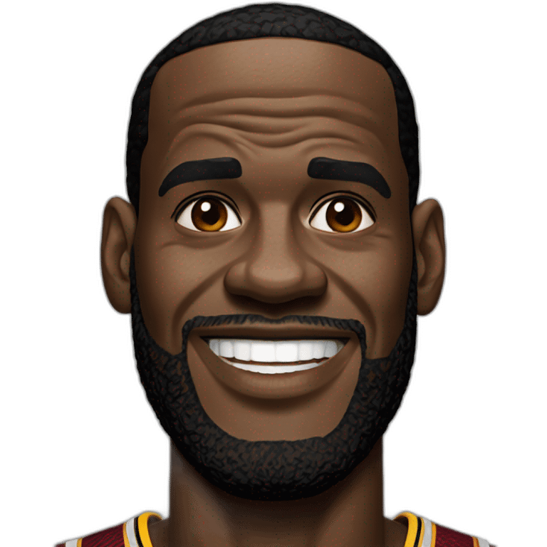 Realistic lebron james emoji