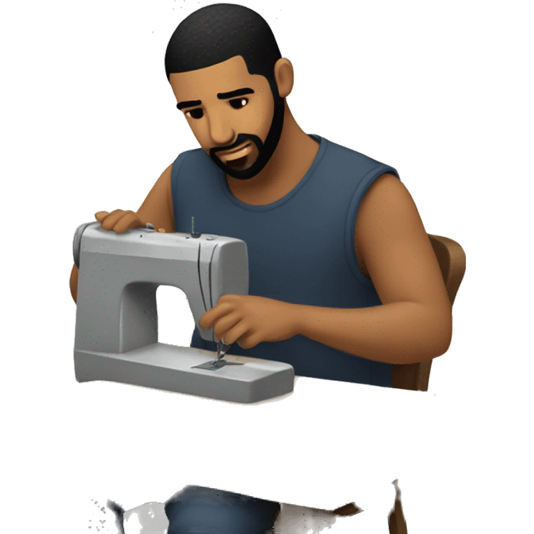 Drake sewing emoji