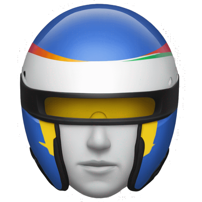 Kart race helmet emoji