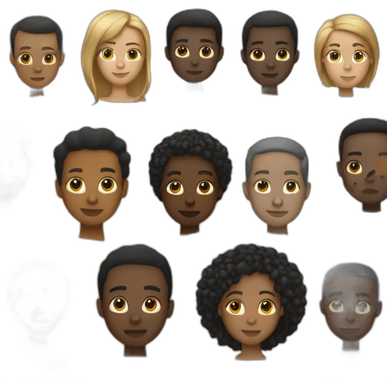 Black people under arest emoji