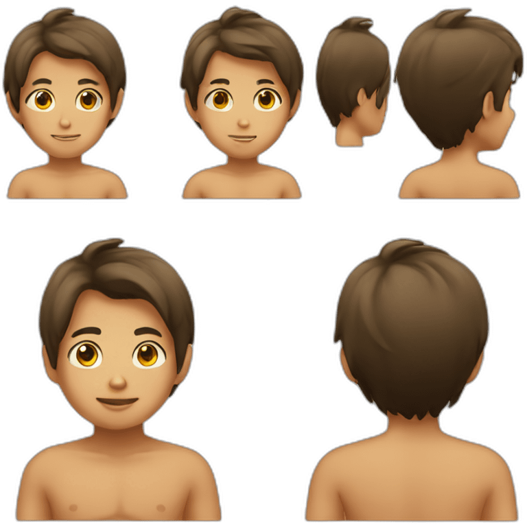 japanese tanned kid boy emoji