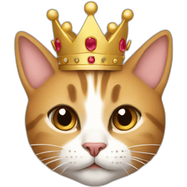 cat crown emoji