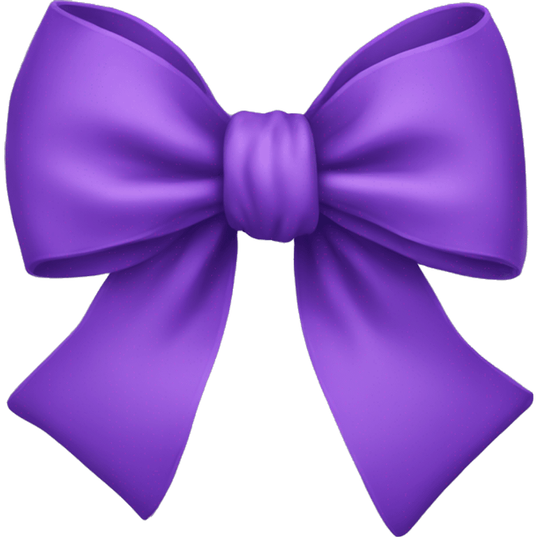 purple bow emoji