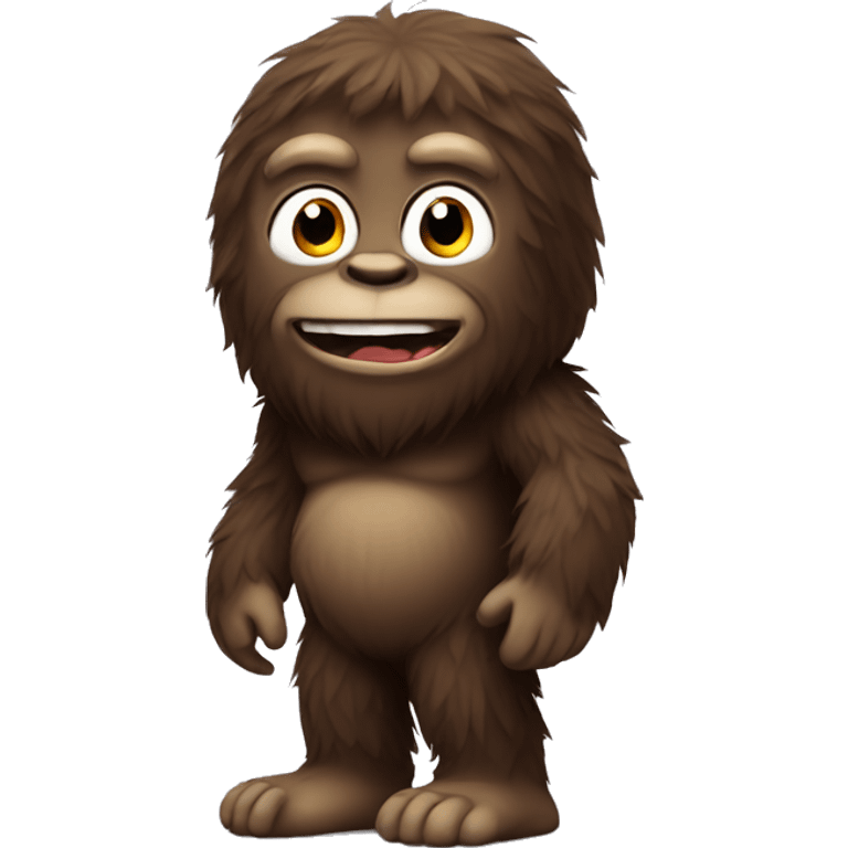 Cute Bigfoot emoji