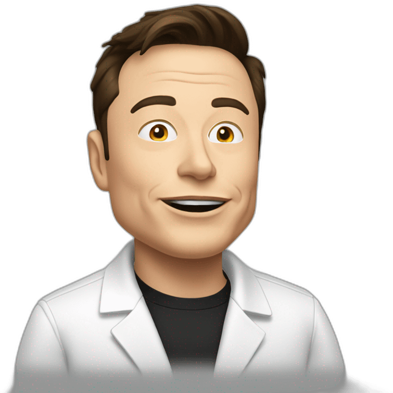 elon musk doing drugs, for educational purposes only, inclusiveness and positive, LGTBQ+ emoji