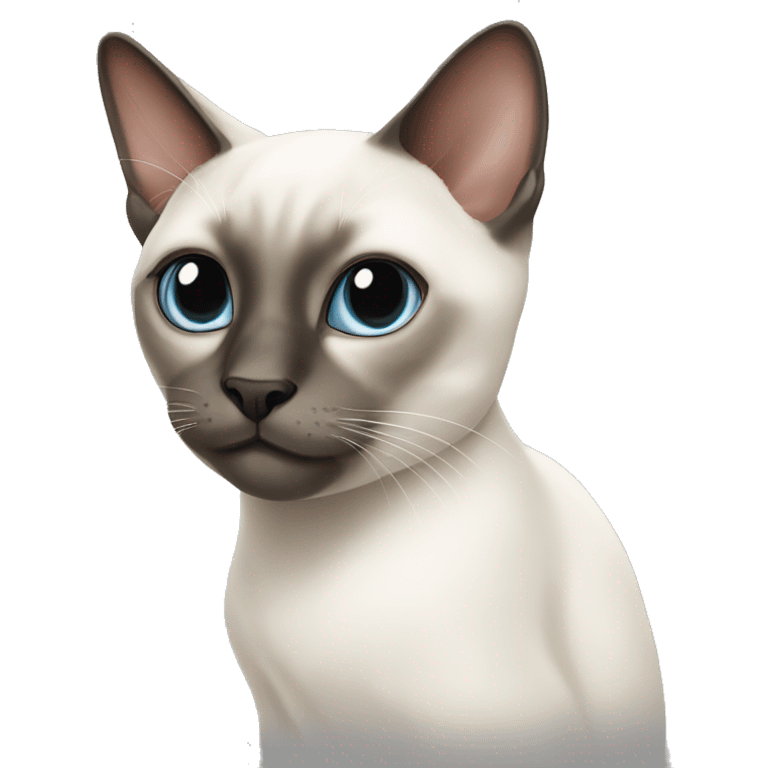 siamese white cat emoji