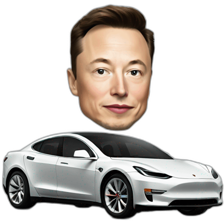 Elon musk un car emoji