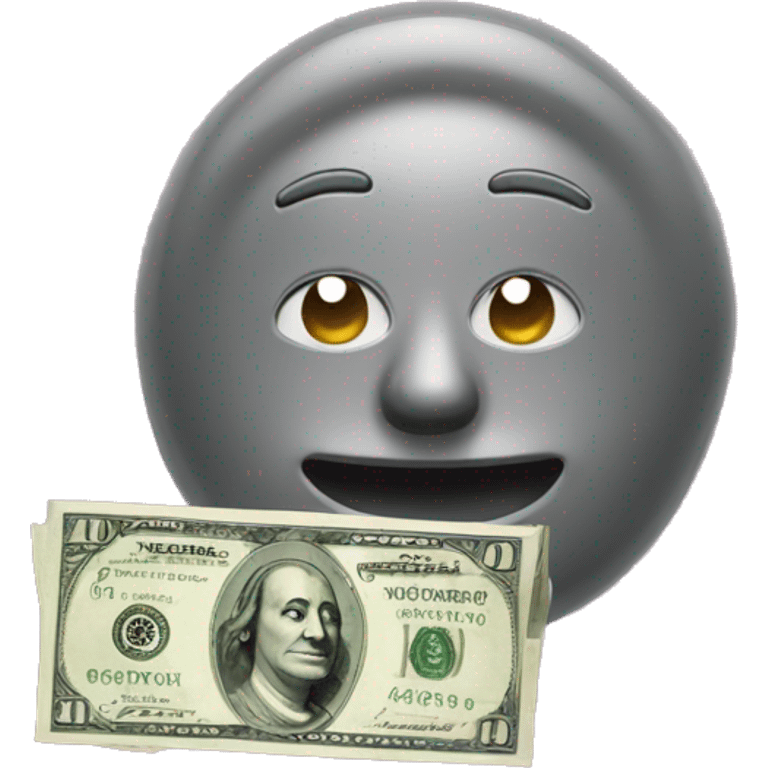 Magnet and money emoji