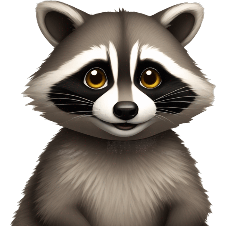 racoon siting emoji