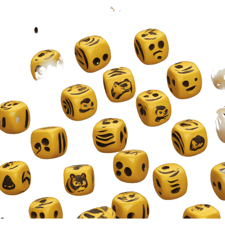 Tiger dice emoji