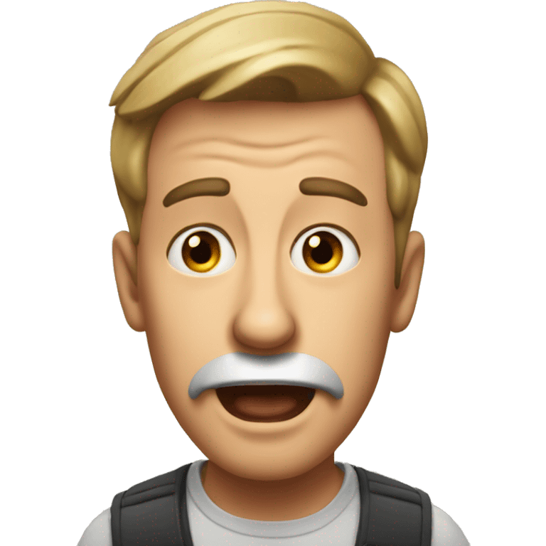 Englishman have a surprised  emoji