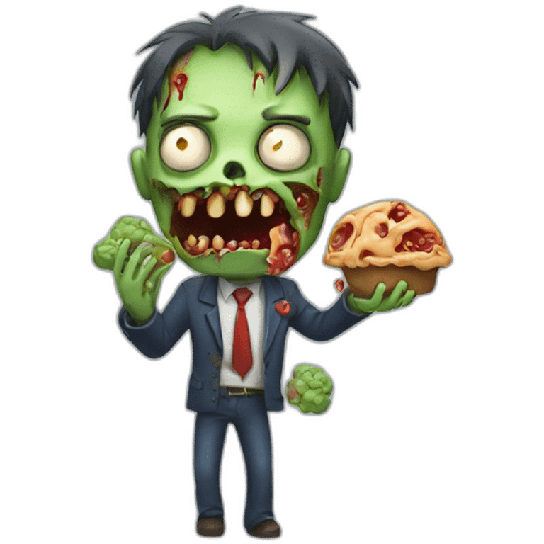 zombie eat brain emoji