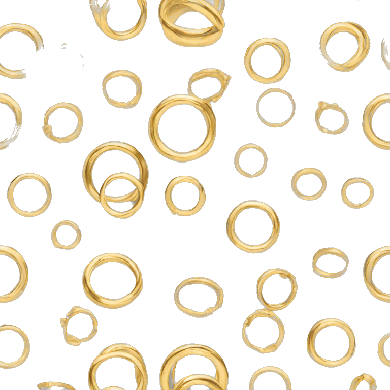 simple gold ring crcle emoji