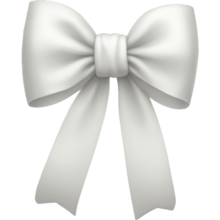 White bow emoji