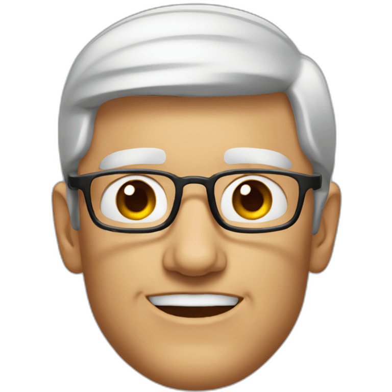 tim cook face emoji