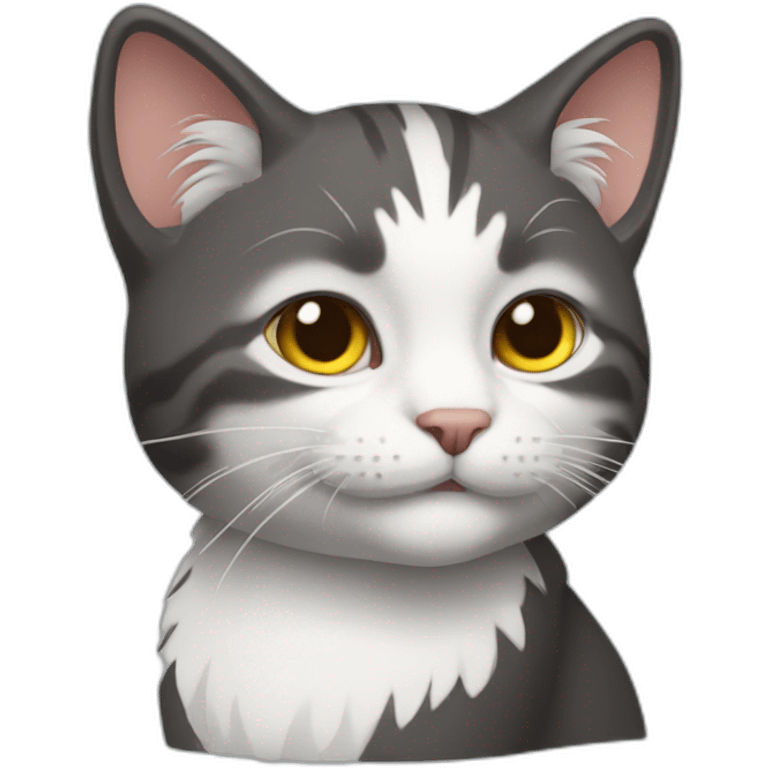 Schtroumpf cat emoji