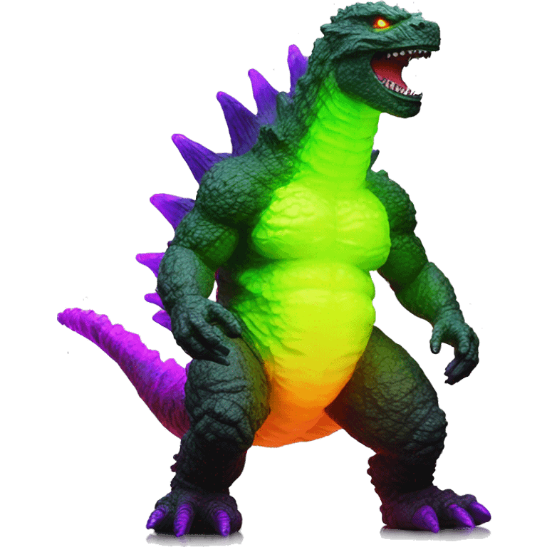 Godzilla uranium fluo toy emoji