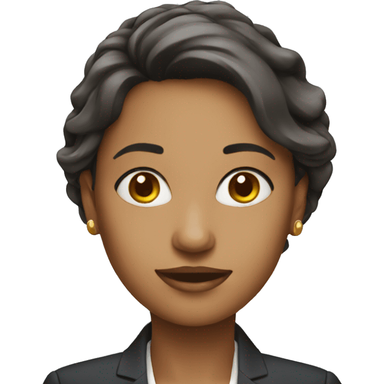 business woman helping people emoji