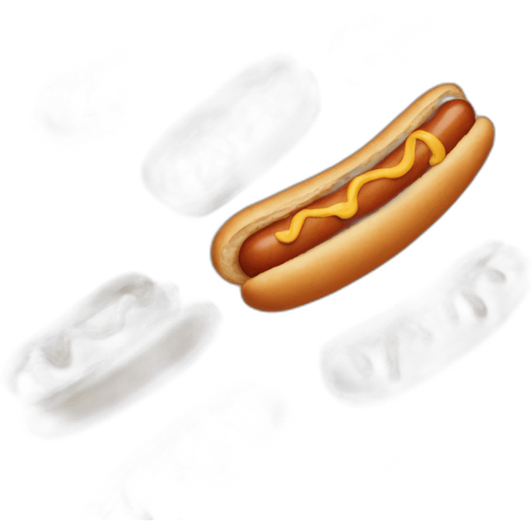 dog hotdog emoji