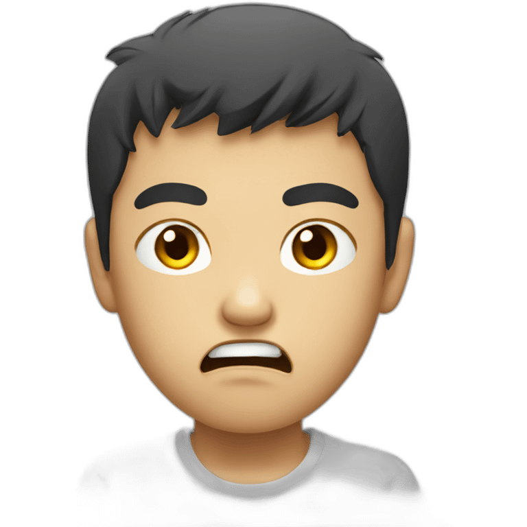 angry asian boy emoji