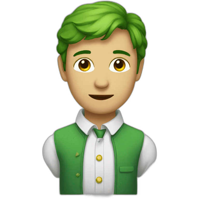 Un zizi vert emoji