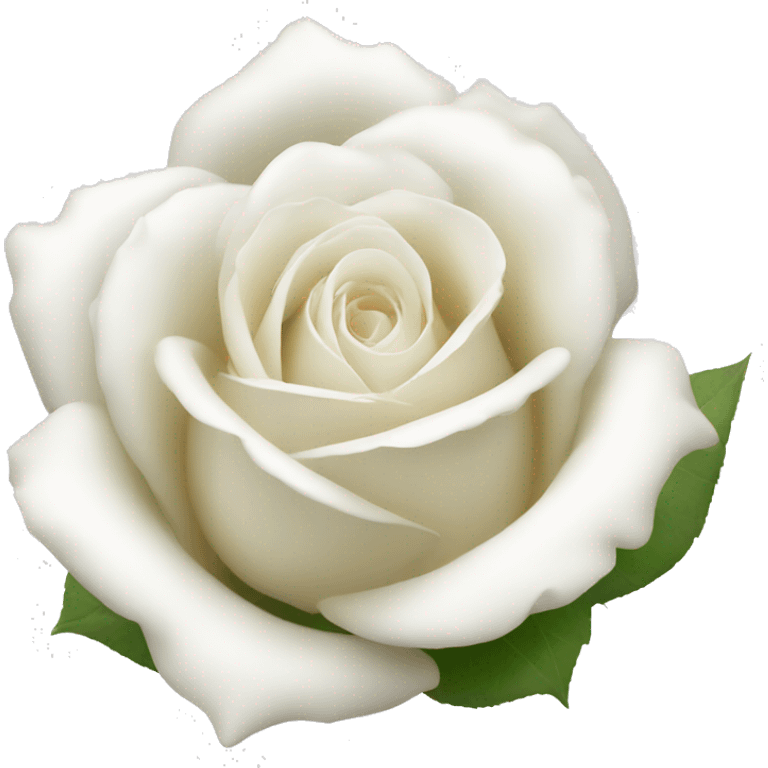 white rose flower emoji