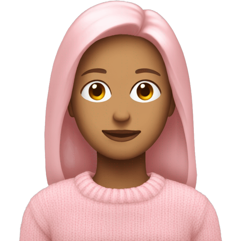 Light pink sweater emoji