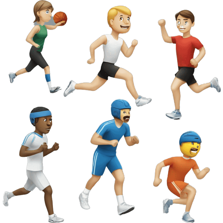 peoplo doing sport emoji