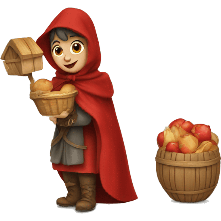 Petit chaperon rouge emoji