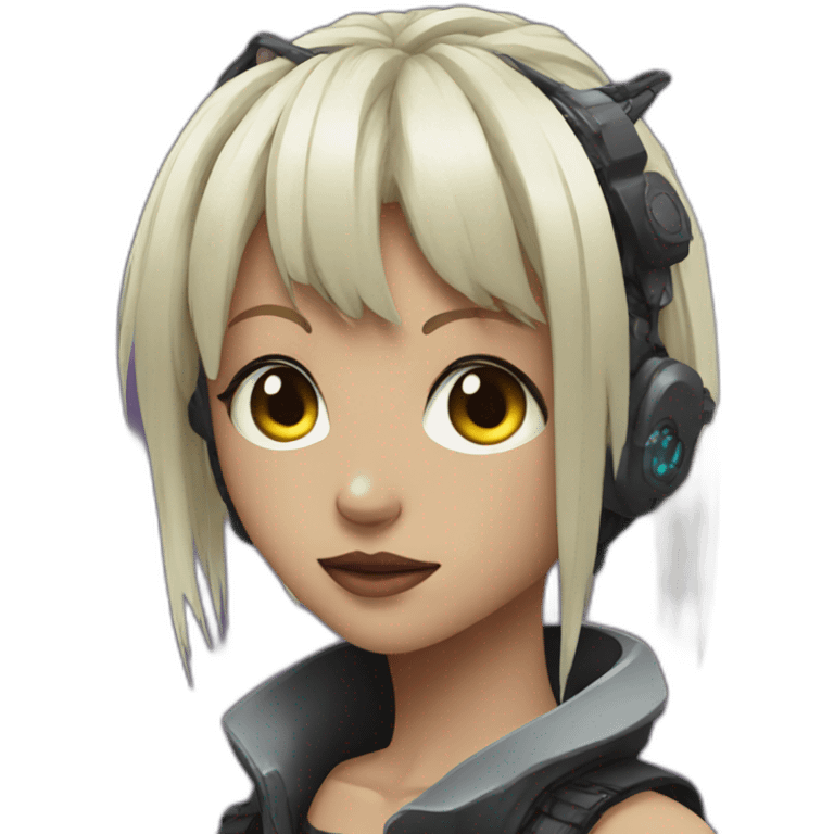 Cyberpunk anime emoji