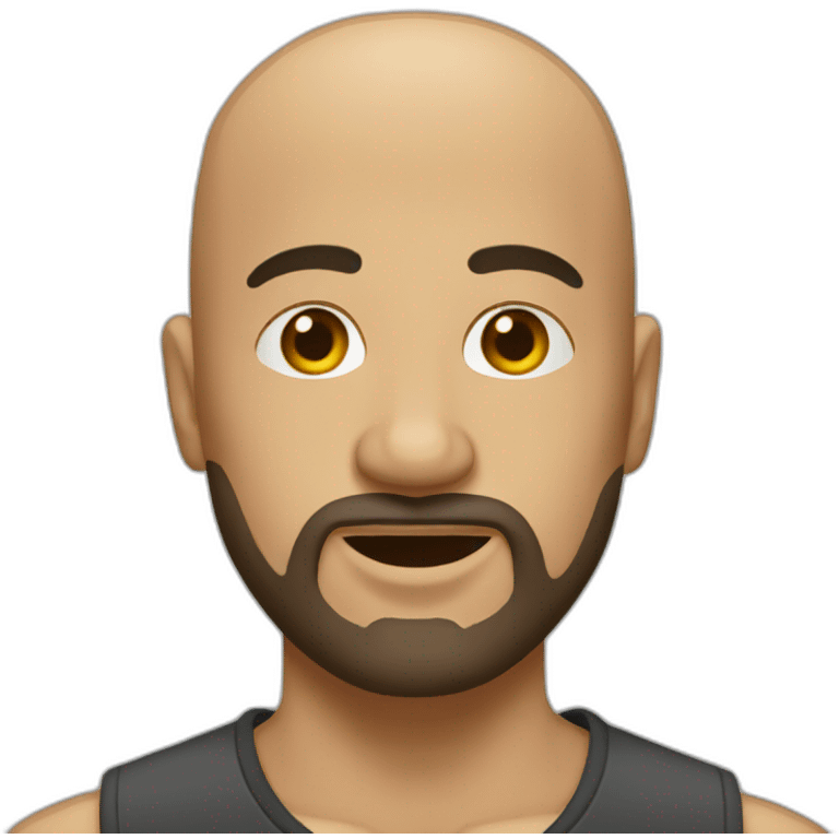 bald-guy-goatee emoji