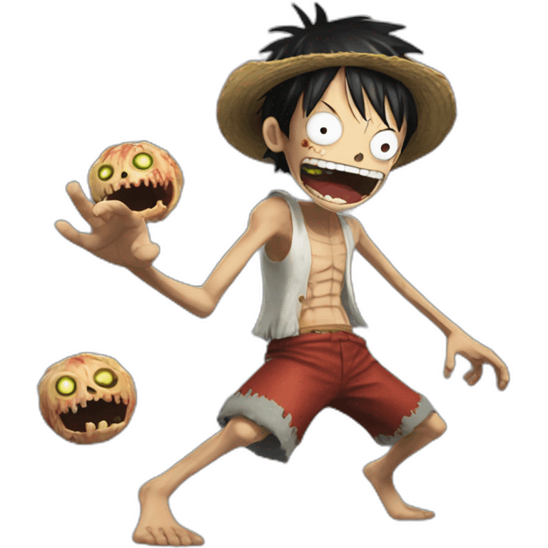 luffy zombies emoji