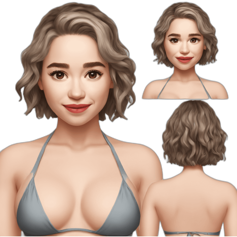 sexy bikini emilia clarke emoji