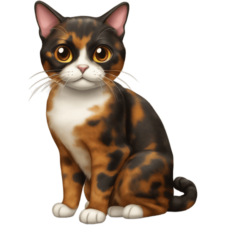 Tortoiseshell cat emoji