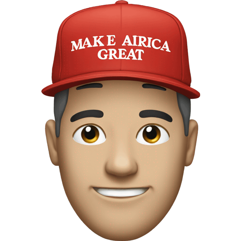 Make America great again hat emoji