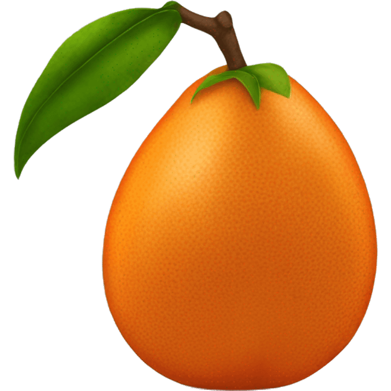 orange mamey sapote emoji