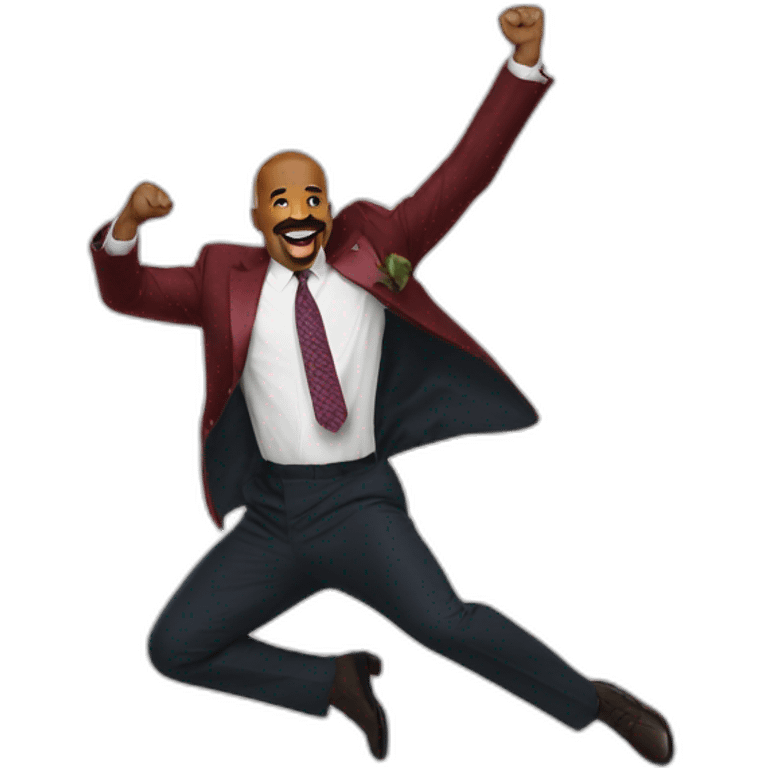 Steve Harvey Jump  emoji