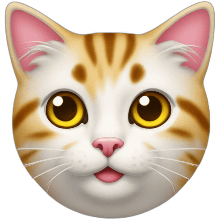 Gatito mimoso dolar corazón emoji