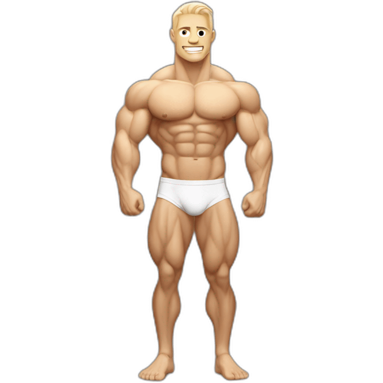 white Bodybuilder emoji