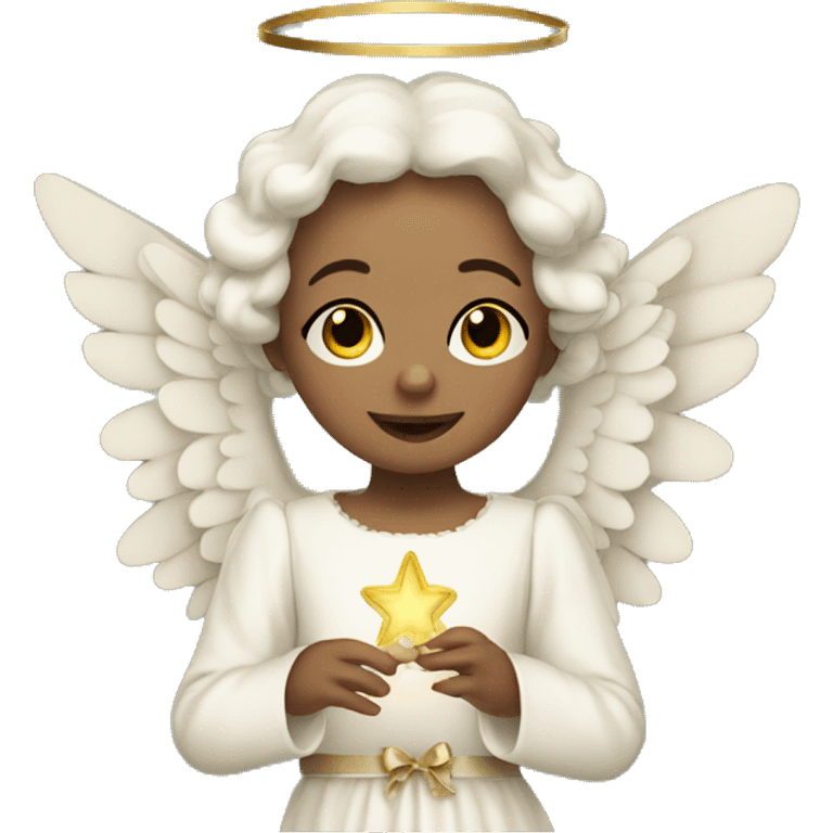 Victorian Christmas Angel emoji