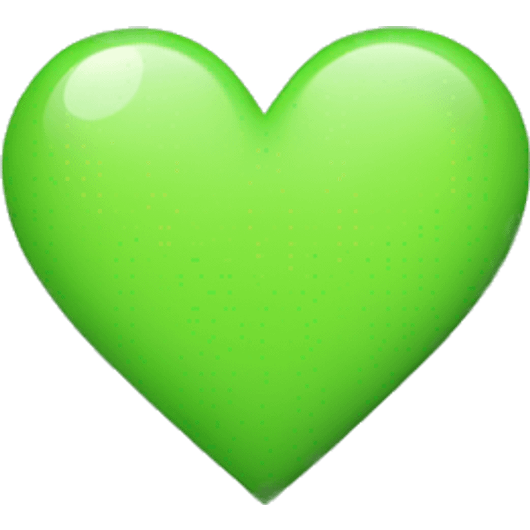 Light green heart emoji