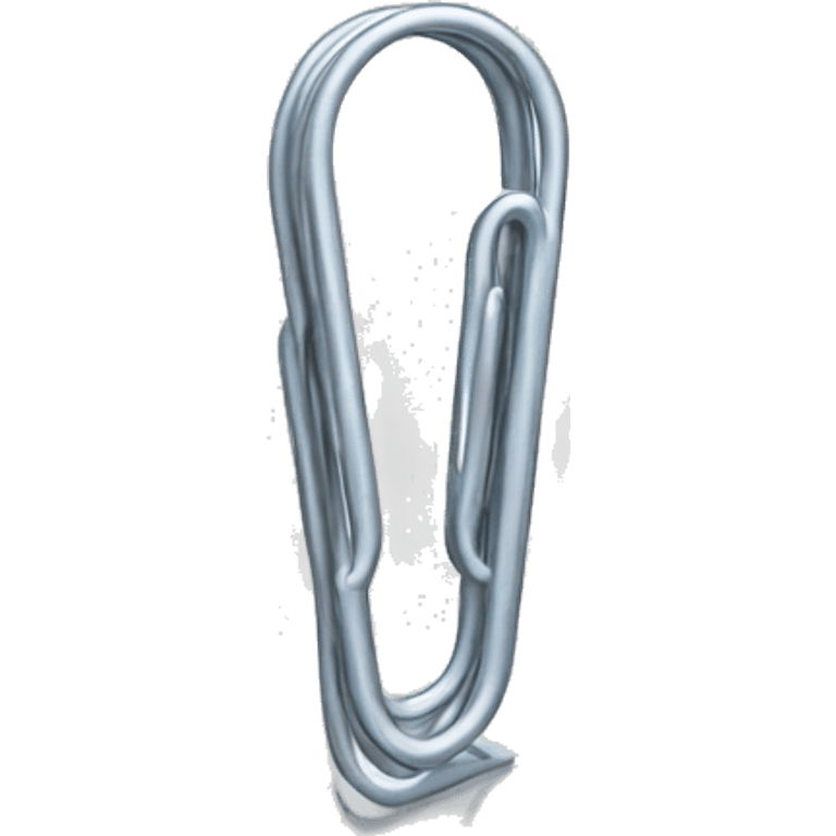 Paper clip emoji