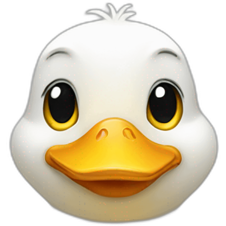 cute duck as software developer emoji