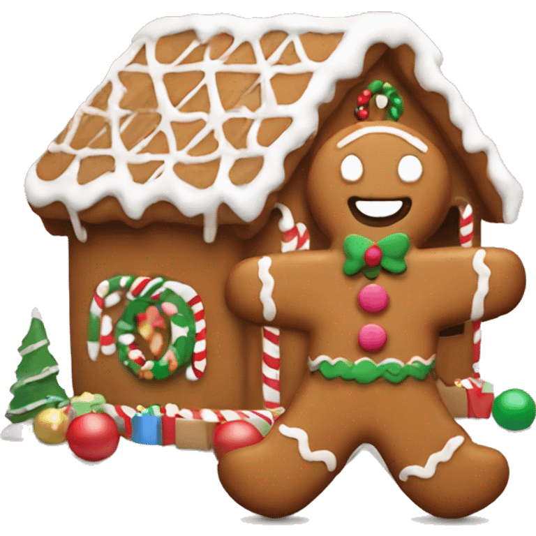 Gingerbread Christmas aesthetic  emoji