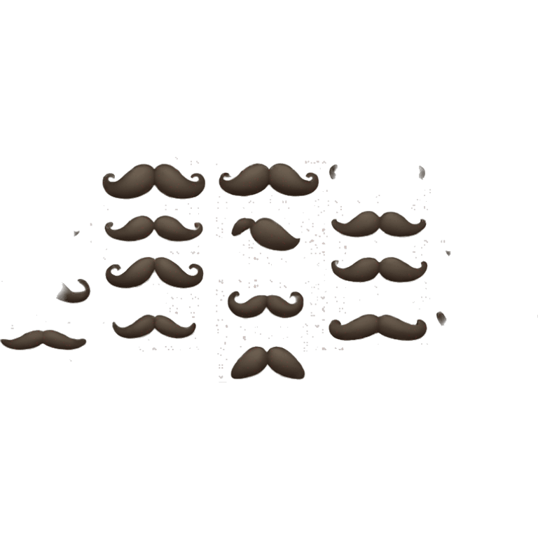 mustache emoji