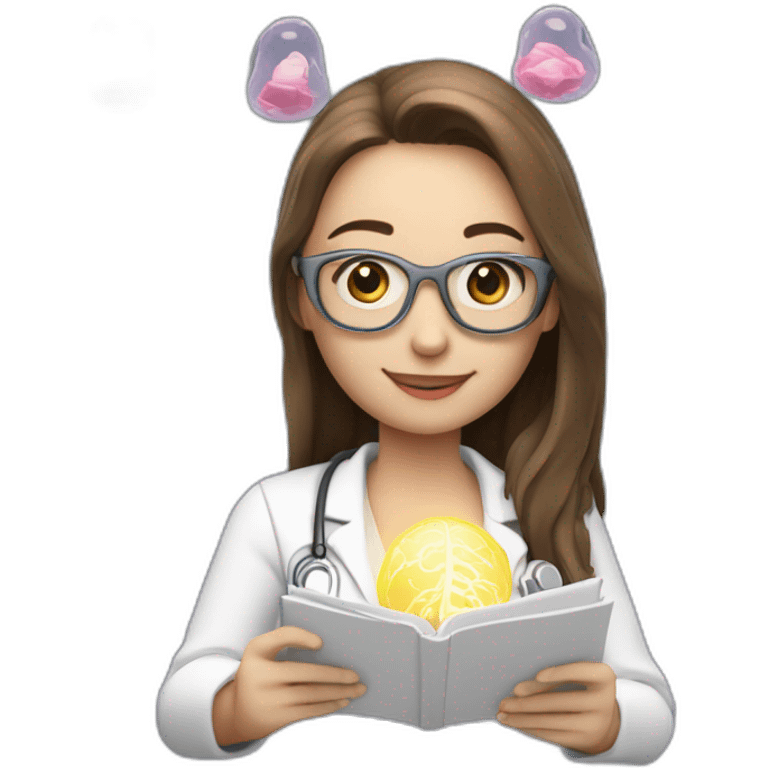 Biomedical-Engineer-studying-hologram-3d-model-of-breast emoji